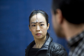 Eunice Wong in rehearsal for DRUNKEN WITH WHAT. Photo by Gaia Squarci.